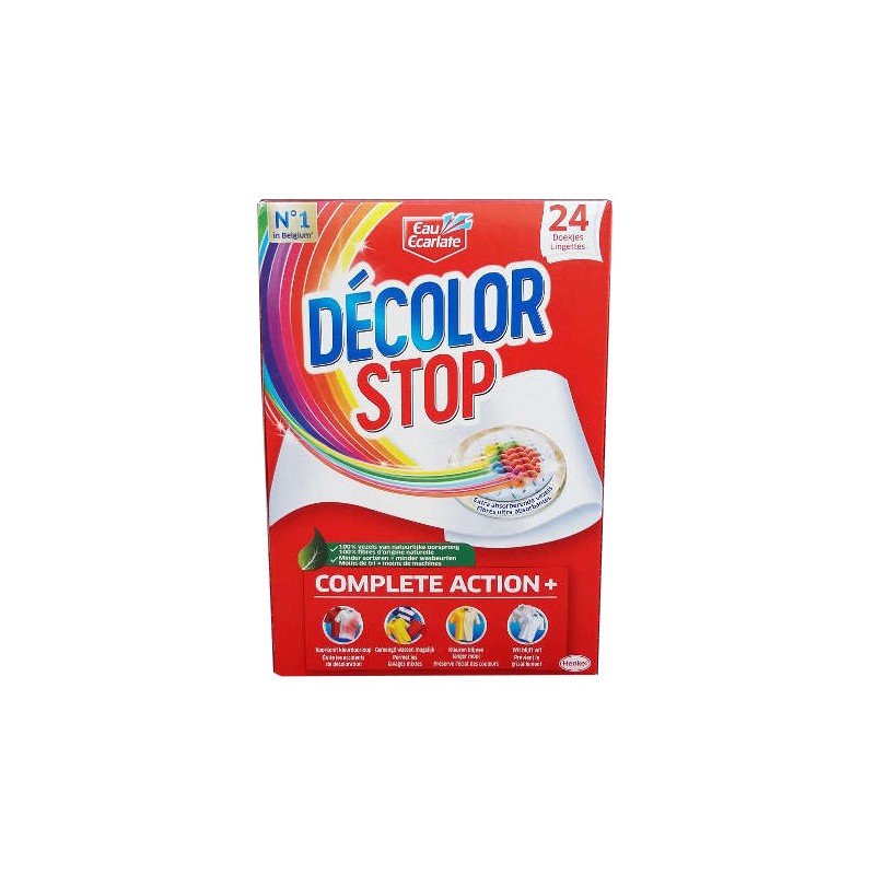 Décolor Stop Eau Ecarlate 24 lingettes